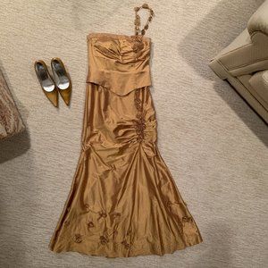 Custom Silk Elegant Gown